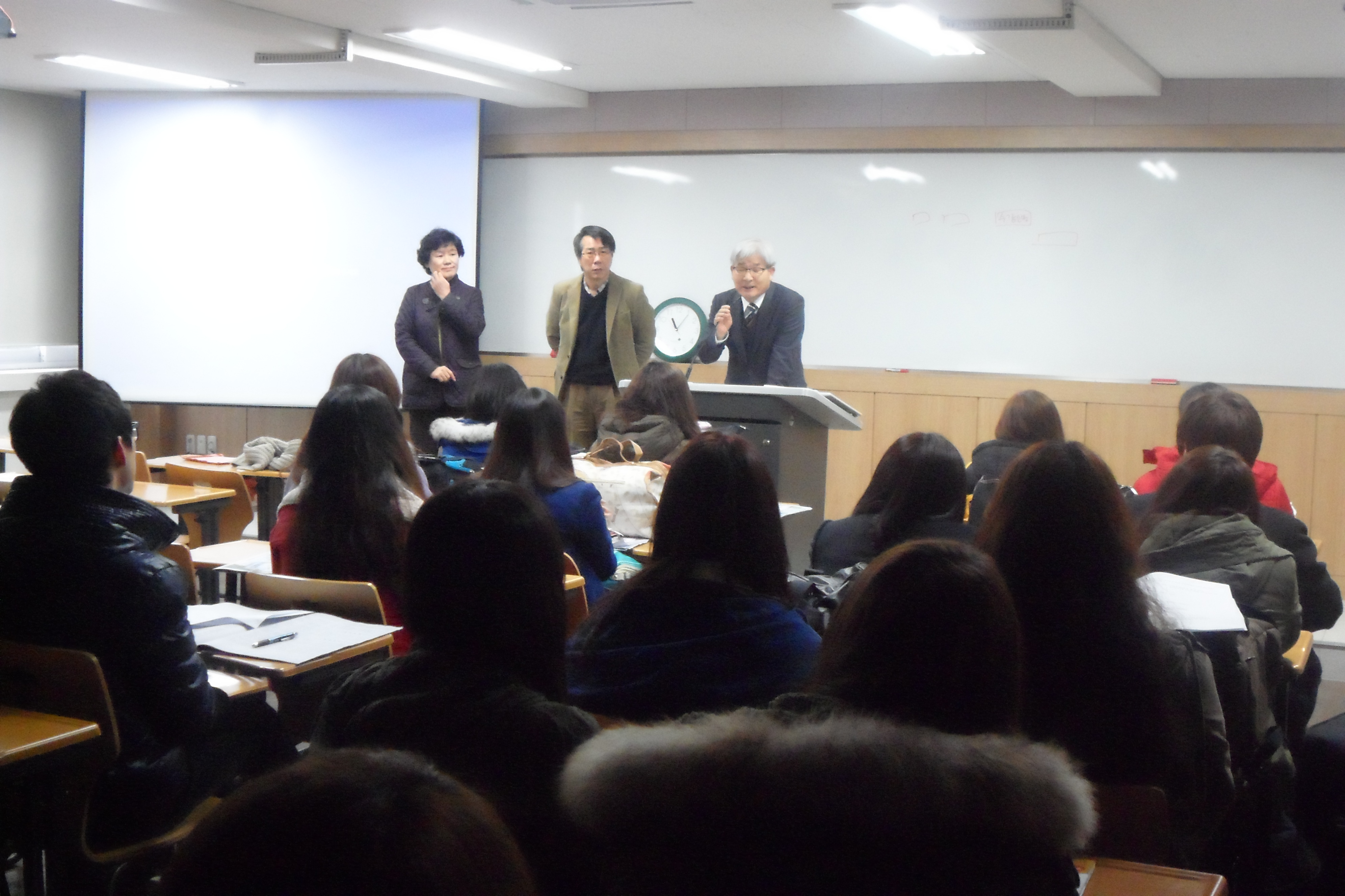 2013년신입생과 교수들의 만남